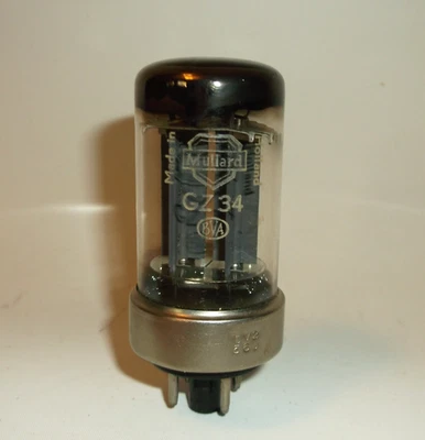 Tubo Mullard GZ34 BVA Holanda - BASE METÁLICA - PROBADO FUERTE Foto 1 de 4