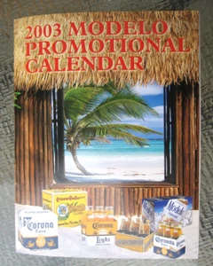 MODELO CORONA Extra Mexikanisches BIER Werbekalender Geschenkkatalog 2003 - Bild 1 von 9