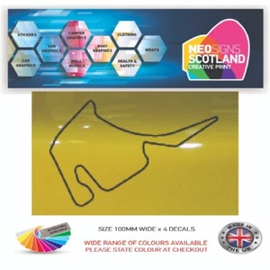 World Racing Track Formula One Vinyl Decal Sticker x 4 F1, BTCC, BSB RC11-20 - Picture 1 of 22