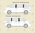 Fits VW T4 Transporter - B/C Pillar Vinyl Decals - For T4 With Twin Sliding Door