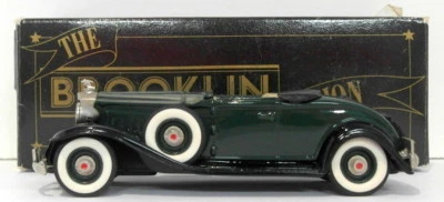 Brooklin escala 1/43 BRK6A - 1932 Packard Light 8 convertible cupé verde Foto 1 de 4