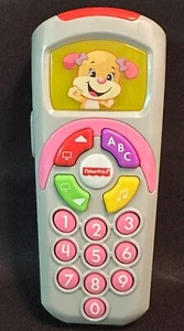 Fisher Price Laugh and Learn Pink Sis Remote Control Toy Songs Numbers ABCs - Picture 1 of 3