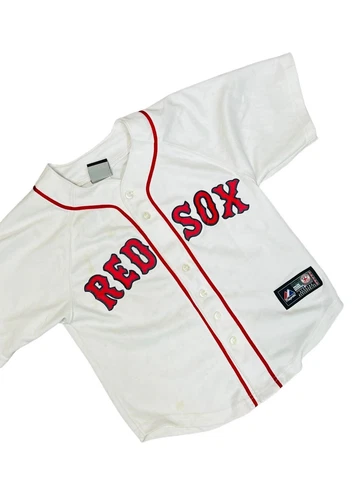 DAVID ORTIZ BOSTON RED SOX VINTAGE 2000'S MAJESTIC AUTHENTIC  JERSEY YOUTH SMALL Cover