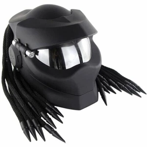 Alien vs. Predator Full Face Motorcycle Helmet Laser Light Revealable Len Helmet - Picture 1 of 27