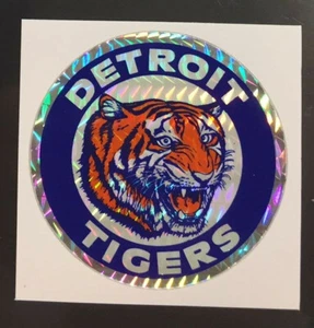 2 Vintage Detroit Tigers MLB Baseball Logo Sports Decal Stickers -FREE SHIP [15] - Picture 1 of 3