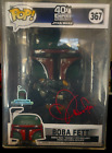 Star Wars Boba Fett Funko 10" #367 CAS 85 Signed Daniel Logan Exclusive