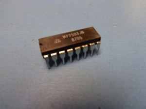 (1) MICROPOWER MP7503JN 8 CHANNEL ANALOG MULTIPLEXER 16 PIN DIP INVERTED LOGIC - Bild 1 von 1