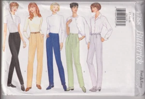 4788 Butterick - spitz zulaufende HOSE mit Vari - Größe 12/14/16 W 26,5-30" - Bild 1 von 2