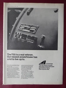 5/1967 PUB AVCO LYCOMING T55 GAS TURBINE BOEING CH-47C CHINOOK ORIGINAL AD - Picture 1 of 1