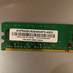 AVF6428U52E4533FX-AEX - 1GB DDR2 533MHz Desktop Memory (PC2-5300 240-PIN) - Picture 1 of 3