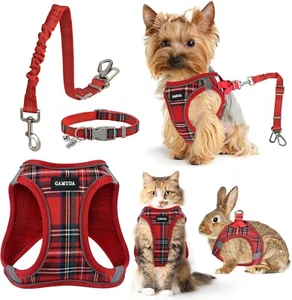 Dog Harness, Collar & Seat Belt Set, Vehicle Safety Harness, Retractable - Small - Picture 1 of 9