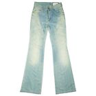 Replay Jeans Pantaloni Donna Svasati Elasticizzato Retro 32 Xxs W25 L32 H Blu
