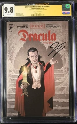Universal Monsters Dracula #1 CGC 9.8 (1 por variante de tienda) firmado por Tynion JSA Foto 1 de 2