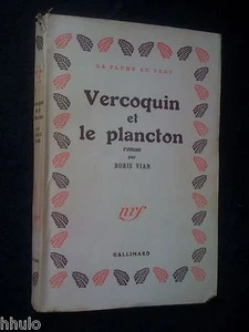 Boris Vian E/O Service de Presse Vercoquin et le Plancton 1946 Rare - Picture 1 of 1