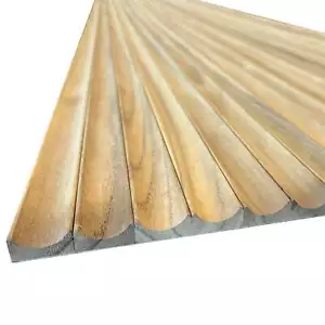 WOODFLEX Flexible Wooden Slat Wall Panel - Paulownia Wood - Wave SAMPLE - Picture 1 of 1