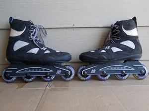 Vintage K2  Impulse Inline Skates Men's 10.0 Soft Boot Full lace carbon frames - Picture 1 of 12
