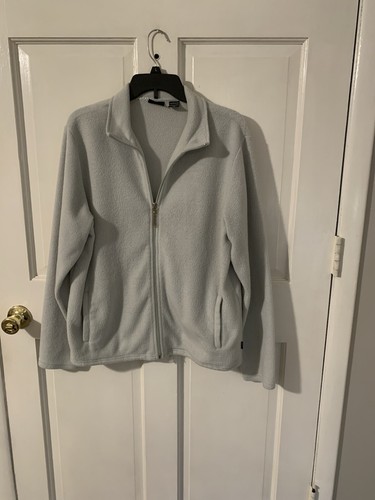 OFF WHITE Cappotto donna NY Company colore bianco sporco con tasche taglia XL