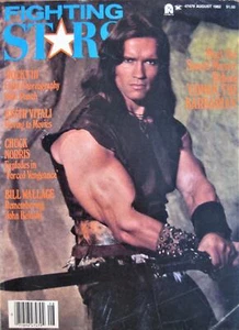 8/82 FIGHTING STARS ARNOLD SCHWARZENEGGER CONAN BILL WALLACE KARATE MARTIAL ARTS - Imagen 1 de 1