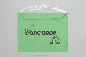 Vintage Cicli Concorde / Ultima Cycling Musette Bag - Green 80s/90s Feed Bag - Picture 1 of 4