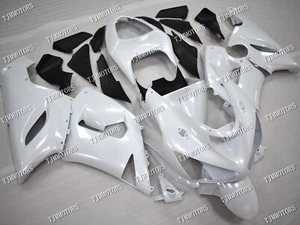 For Ninja ZX-6R 05-06 Pearl White ABS Injection Mold Bodywork Fairing Kit Panels - Picture 1 of 10