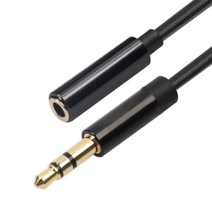Neu Verlängerungskabel Kopfhörer-Audio Notebook Stereo-Audio Stoffbänder