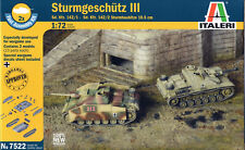 Italeri 1/72 7522 WWII German Sturmgeschutz III (2 Fast Assembly Models)
