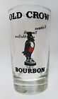 Vintage Old Crow Bourbon Whiskey Shot Acl Mixed Drink Heavy Glass Frankfort Ky
