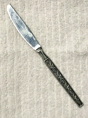Oxford Hall OH Palo Alto DINNER KNIFE 8 7/8" Stainless Steel 1974 Vintage JAPAN - Image 1 of 4