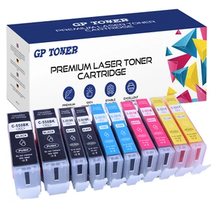 10X Druckerpatronen für Canon 550/551 XL für Canon IP7250 IX6850 MX725 MX920  - Bild 1 von 9