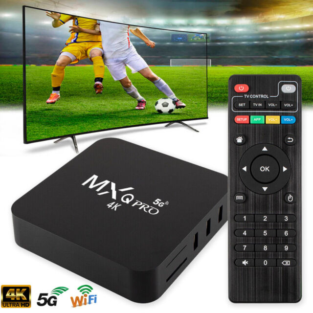 MIARHB MXQ Pro 4K 2.4G/5GHZ Wifi android 9.0 Quad Core Smart TV Box Media  Player 1G+8G