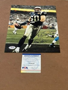 MIKE VRABEL SIGNED NEW ENDLAND PATRIOTS 8X10 PHOTO PSA/DNA CERTIFIED - Picture 1 of 1