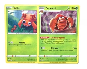 Parasect- 004 & 005/196 - Lost Origin - Pokemon Evolution Card Set NM - Picture 1 of 3