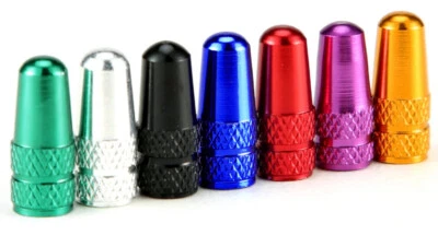 Alu Ventilkappen 7 Farben f. Presta Französich Fahrrad Ventil Sclaverand Ventil - Bild 1 von 4