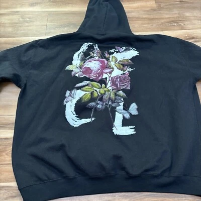 Boohoo Hombre Sudadera con Capucha 5XL OFCL ESTAMPADO FLORAL TRASERO Foto 1 de 4