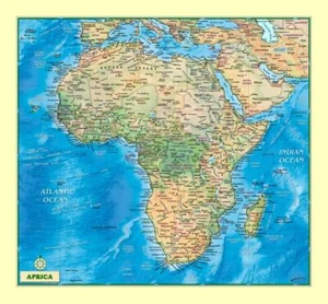 Africa Physical Jumbo-Size Wall Mural - Picture 1 of 1