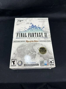 Final Fantasy XI PC CD-Rom Role Playing Game By Square Enix MMORPG 2003 - Picture 1 of 3