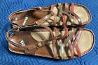 Worn 1X! Earth Kalso Oasis Strappy Sandals 11B Comfort