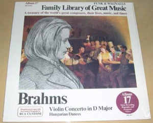 BRAHMS - Funk & Wagnalls Family Library of Great Music Vol. 17 - Picture 1 of 1