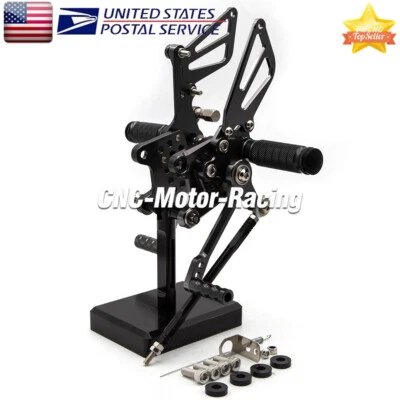 适用于铃木 SV650/SV650S SV1000/SV1000S 1998-2014 数控脚轮可调节 — 第 1/4 张图片