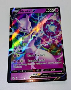 Pokémon TCG Mewtwo v Holo Ultra Rare Karte Pokemon Go 030/078 Near Mint - Bild 1 von 2