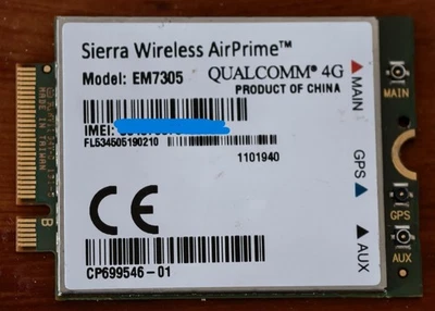 Sierra Wireless AirPrime - Model: EM7305 Qualcomm 4G LTE Card Module - image 1 of 2