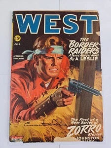 Revista West Pulp julio 1944 "Zorro molesta una trama" - Imagen 1 de 10