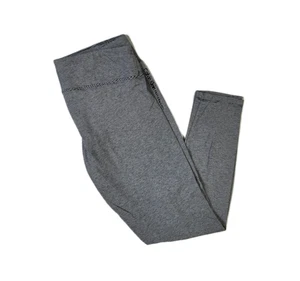 Calvin Klein Performance Full Leggings Women's Medium Gray Striped Athletic Yoga - Picture 1 of 6