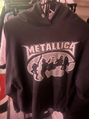 Sudadera con Capucha Tultex Y2k 2003 Metallica De Colección Talla Grande Banda de Rock Negra Gira de Metal Rara Foto 1 de 4