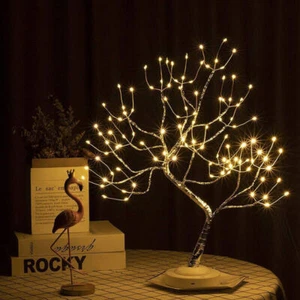 108 LED Twig Birch Table Fairy Tree Light Up Branch Night Lights Desktop Lamp - Picture 1 of 15