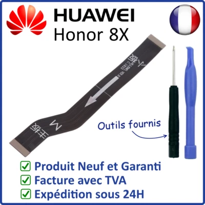 NAPPE CÂBLE INTERNE CONNEXION CONNECTEUR CARTE MERE DU HUAWEI HONOR 8X LCD - Photo 1/4