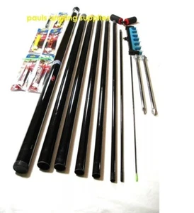 Fishing Pole Kit Set ELASTIC FITTED Zwim TAKE APART POLE 8M - Picture 1 of 4