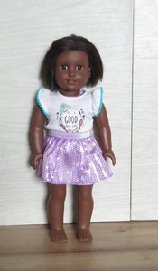 Marcas de pelo de corte afroamericano American Girl Truly Me #80 18" COMO SE LEE - Imagen 1 de 24