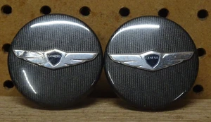 (2) USED OEM GENISIS GRAY CENTERCAP P/N 52960-B1000 12961 - Picture 1 of 7