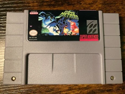 Hyper Metroid SNES 16-Bit Rom carrinho de jogo EUA NTSC inglês - Imagem 1 de 4